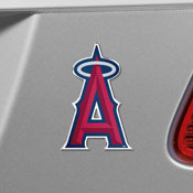 MLB - Los Angeles Angels Embossed Color Emblem 3.25 x 3.25 - 