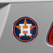 Houston Astros Heavy Duty Aluminum Embossed Color Emblem, 60406