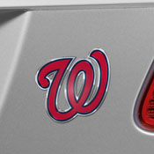 Washington Nationals Heavy Duty Aluminum Embossed Color Emblem, 60423