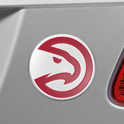 Atlanta Hawks Heavy Duty Aluminum Embossed Color Emblem, 60424