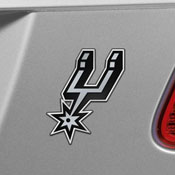 San Antonio Spurs Heavy Duty Aluminum Embossed Color Emblem, 60441