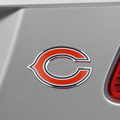 Chicago Bears Heavy Duty Aluminum Embossed Color Emblem, 60450
