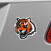 Cincinnati Bengals Heavy Duty Aluminum Embossed Color Emblem, 60451