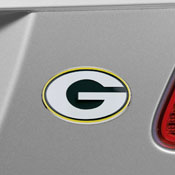 Green Bay Packers Heavy Duty Aluminum Embossed Color Emblem, 60456