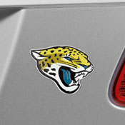 Jacksonville Jaguars Heavy Duty Aluminum Embossed Color Emblem, 60458