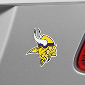 Minnesota Vikings Heavy Duty Aluminum Embossed Color Emblem, 60461