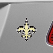 New Orleans Saints Heavy Duty Aluminum Embossed Color Emblem, 60463