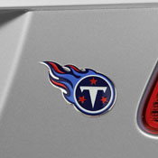 NFL - Tennessee Titans Embossed Color Emblem 3.25 x 3.25 - 