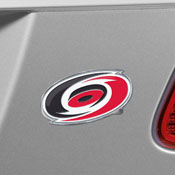 Carolina Hurricanes Heavy Duty Aluminum Embossed Color Emblem, 60481