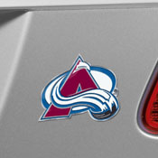 Colorado Avalanche Heavy Duty Aluminum Embossed Color Emblem, 60483