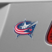 Columbus Blue Jackets Heavy Duty Aluminum Embossed Color Emblem, 60484