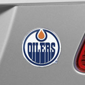 Edmonton Oilers Heavy Duty Aluminum Embossed Color Emblem, 60487