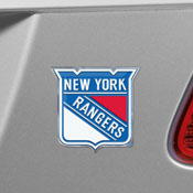 New York Rangers Heavy Duty Aluminum Embossed Color Emblem, 60495