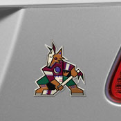 Arizona Coyotes Heavy Duty Aluminum Embossed Color Emblem, 60498