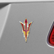 Arizona State Sun Devils Heavy Duty Aluminum Embossed Color Emblem, 60510