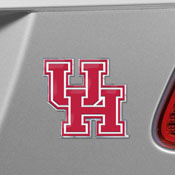 Houston Cougars Heavy Duty Aluminum Embossed Color Emblem, 60525