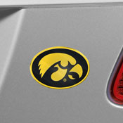 Iowa Hawkeyes Heavy Duty Aluminum Embossed Color Emblem, 60528