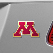Minnesota Golden Gophers Heavy Duty Aluminum Embossed Color Emblem, 60541