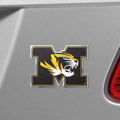 Missouri Tigers Heavy Duty Aluminum Embossed Color Emblem, 60544