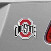 Ohio State Buckeyes Heavy Duty Aluminum Embossed Color Emblem, 60548