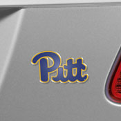 Pitt Panthers Heavy Duty Aluminum Embossed Color Emblem, 60554