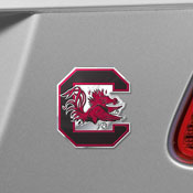 South Carolina Gamecocks Heavy Duty Aluminum Embossed Color Emblem, 60556