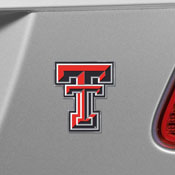 Texas Tech Red Raiders Heavy Duty Aluminum Embossed Color Emblem, 60565