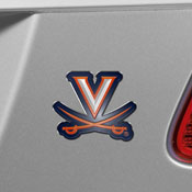 Virginia Cavaliers Heavy Duty Aluminum Embossed Color Emblem, 60568