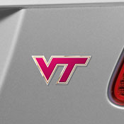Virginia Tech Hokies Heavy Duty Aluminum Embossed Color Emblem, 60569
