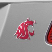 Washington State Cougars Heavy Duty Aluminum Embossed Color Emblem, 60572