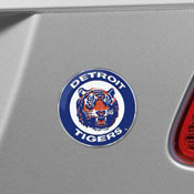 Detroit Tigers Heavy Duty Aluminum Embossed Color Emblem - Alternate, 60583