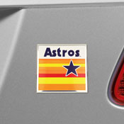 Houston Astros Heavy Duty Aluminum Embossed Color Emblem - Alternate, 60586