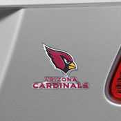 Arizona Cardinals Heavy Duty Aluminum Embossed Color Emblem - Alternate, 60588