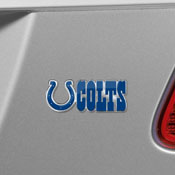 Indianapolis Colts Heavy Duty Aluminum Embossed Color Emblem - Alternate, 60600