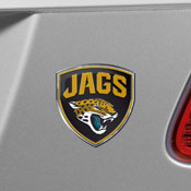 Jacksonville Jaguars Heavy Duty Aluminum Embossed Color Emblem - Alternate, 60601