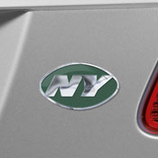 New York Jets Heavy Duty Aluminum Embossed Color Emblem - Alternate, 60609