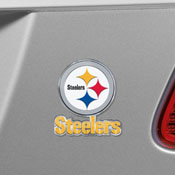 Pittsburgh Steelers Heavy Duty Aluminum Embossed Color Emblem - Alternate, 60612