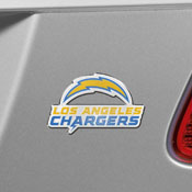 Los Angeles Chargers Heavy Duty Aluminum Embossed Color Emblem - Alternate 