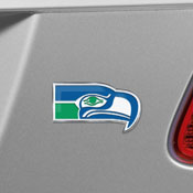 Seattle Seahawks Heavy Duty Aluminum Embossed Color Emblem - Alternate, 60616
