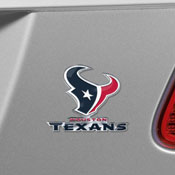 Houston Texans Heavy Duty Aluminum Embossed Color Emblem - Alternate, 60621