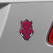 Arkansas Razorbacks Heavy Duty Aluminum Embossed Color Emblem - Alternate, 60628