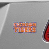 Clemson Tigers Heavy Duty Aluminum Embossed Color Emblem - Alternate, 60630