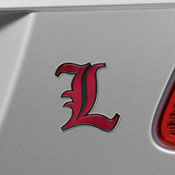 Louisville Cardinals Heavy Duty Aluminum Embossed Color Emblem - Alternate, 60640
