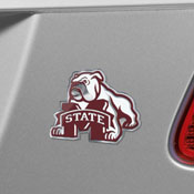 Mississippi State Bulldogs Heavy Duty Aluminum Embossed Color Emblem - Alternate, 60645