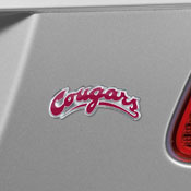 Washington State Cougars Heavy Duty Aluminum Embossed Color Emblem - Alternate, 60666