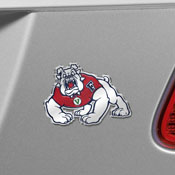 Fresno State Bulldogs Heavy Duty Aluminum Embossed Color Emblem - Alternate, 60670
