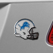 NFL - Detroit Lions Embossed Helmet Emblem 3.25 x 3.25 - 