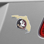 Florida State Seminoles Team State Aluminum Embossed Emblem, 60862