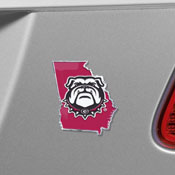 Georgia Bulldogs Team State Aluminum Embossed Emblem, 60863