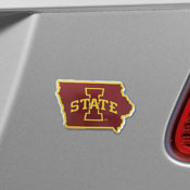 Iowa State Cyclones Team State Aluminum Embossed Emblem, 60866
